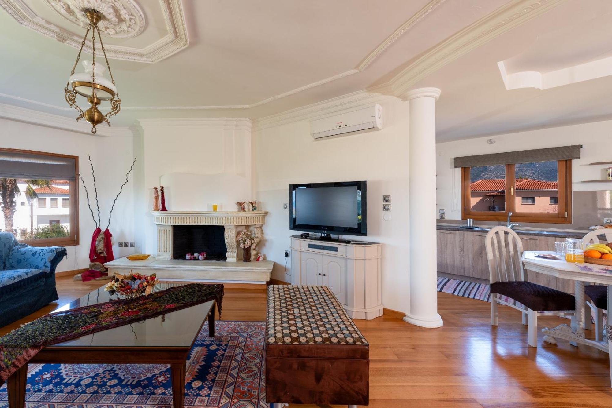 Christina'S Twin Palm Trees House Apartman Agriá Kültér fotó