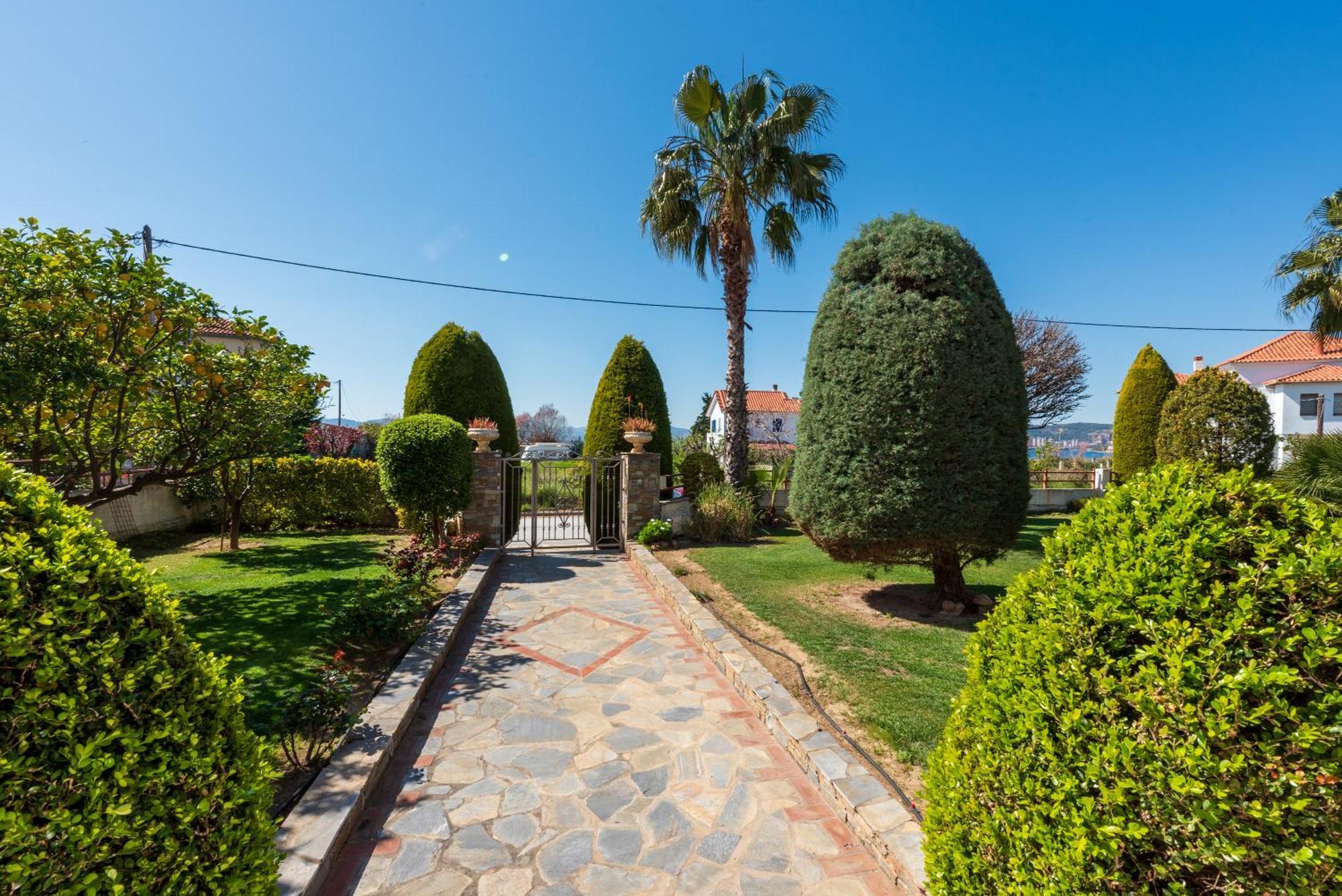 Christina'S Twin Palm Trees House Apartman Agriá Kültér fotó
